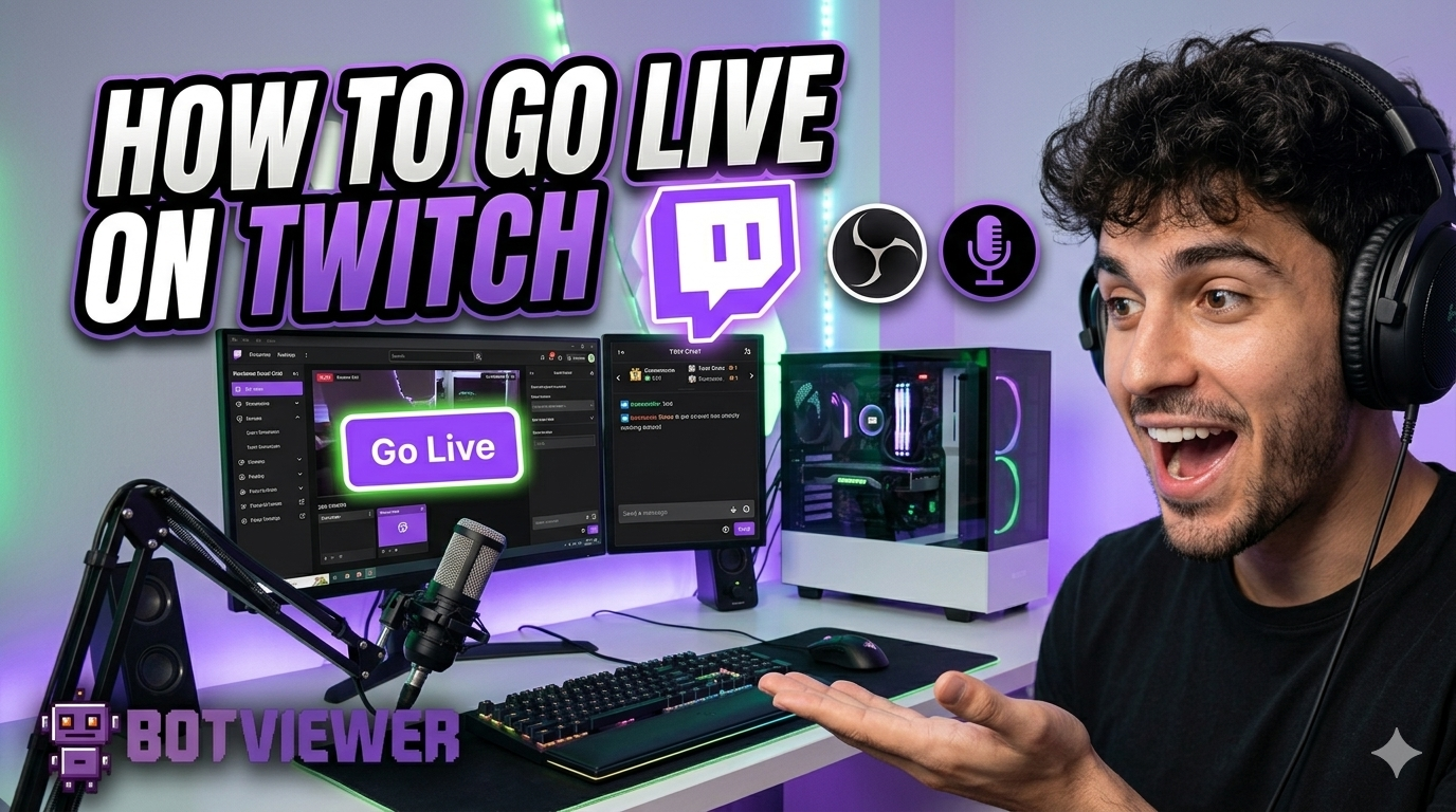 how to go live on twitch